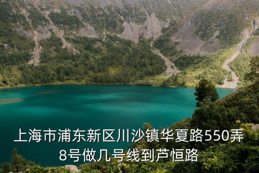 上海市浦東新區川沙鎮華夏路550弄8號做幾號線到蘆恒路
