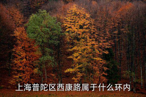 上海普陀區西康路屬于什么環內