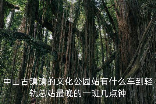 中山古鎮(zhèn)鎮(zhèn)的文化公園站有什么車到輕軌總站最晚的一班幾點(diǎn)鐘