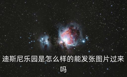 迪斯尼樂(lè)園是怎么樣的能發(fā)張圖片過(guò)來(lái)嗎