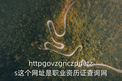 國家證書查詢網，httpgovzgnczpnetzs這個網址是職業資歷證查詢網
