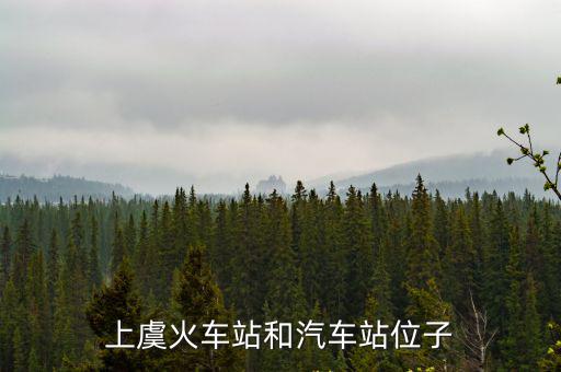 上虞火車站和汽車站位子