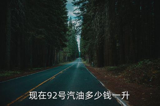 現在92號汽油多少錢一升