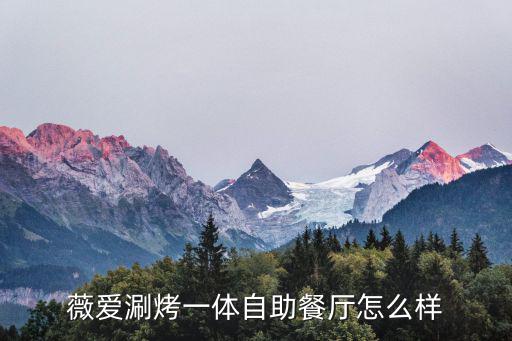 薇愛涮烤一體自助餐廳怎么樣