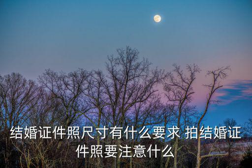 結婚證件照尺寸有什么要求 拍結婚證件照要注意什么