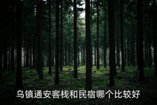 通安客棧，去旅游不知道住在烏鎮通安客棧怎么樣求介紹