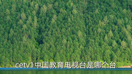 cetv1中國教育電視臺是哪個臺