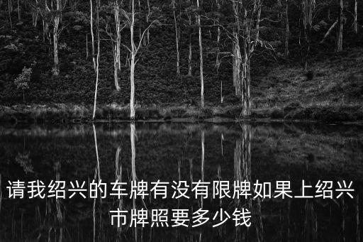 請我紹興的車牌有沒有限牌如果上紹興市牌照要多少錢