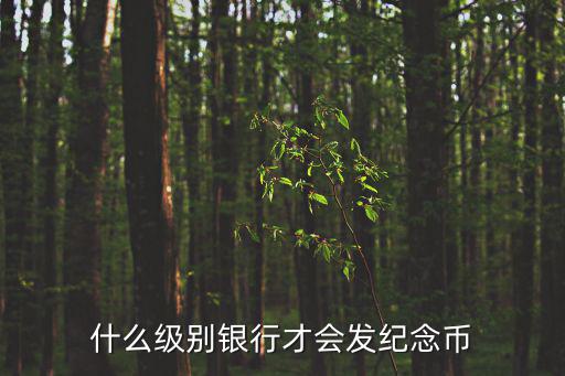 什么級別銀行才會發(fā)紀念幣