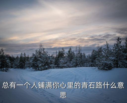 青石路，門前青石路打一數字