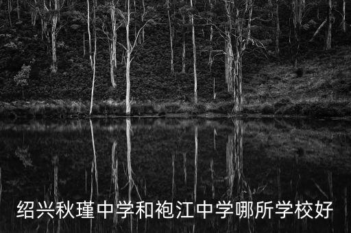 紹興秋瑾中學(xué)和袍江中學(xué)哪所學(xué)校好