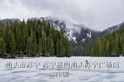 汕頭市蘇寧 蘇寧易購汕頭蘇寧廣場店在哪