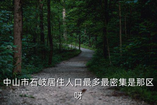 中山市石岐居住人口最多最密集是那區(qū)呀