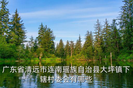 廣東省清遠市連南瑤族自治縣大坪鎮下轄村委會有哪些