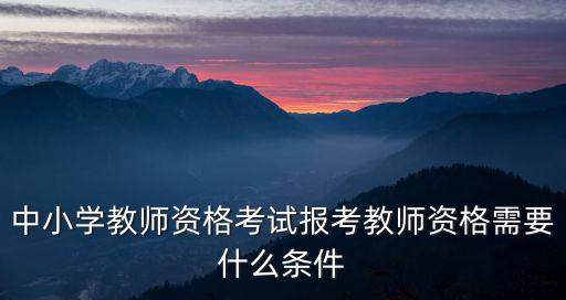 中小學教資，什么是中小學教師資格證據說比考中學或小學的容易 但是我不太明白