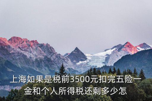 上海稅收計算器，上海個稅計算公式是什么