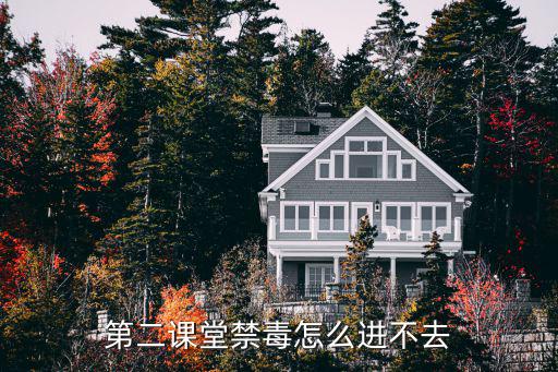 第二課堂禁毒怎么進不去