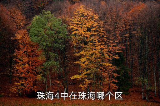 珠海市第四中學(xué)，珠海4中在珠海哪個(gè)區(qū)
