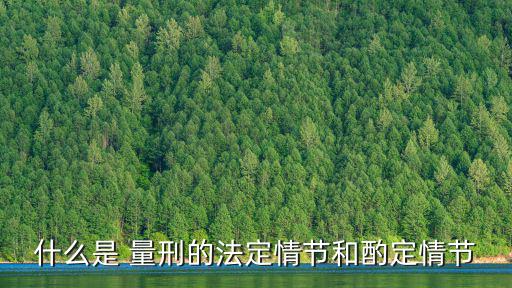 量刑情節，量刑情節的規定在刑法中主要有哪些
