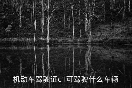 機動車駕駛證c1，機動車駕駛證c1可駕駛什么車輛