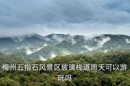 梅州五指石風景區玻璃棧道雨天可以游玩嗎