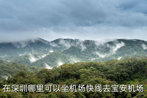 在深圳哪里可以坐機場快線去寶安機場