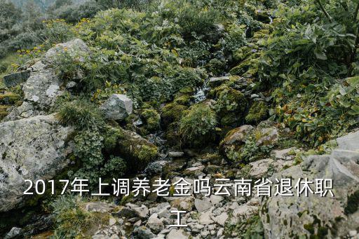 退休金上調，2017年上調養老金嗎云南省退休職工