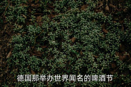 德國那舉辦世界聞名的啤酒節(jié)