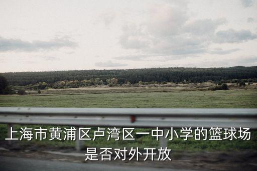上海市黃浦區盧灣區一中小學的籃球場是否對外開放