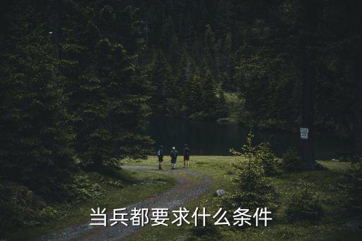 當兵都要求什么條件