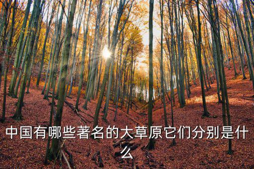中國十大草原排名，中國最大的草原是哪個