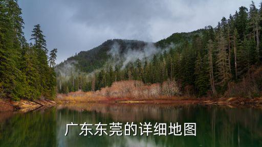 廣東東莞的詳細地圖