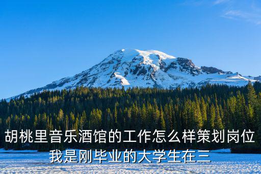 胡桃里音樂酒館的工作怎么樣策劃崗位我是剛畢業的大學生在三