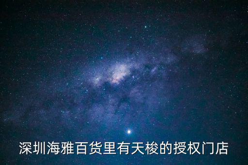 深圳海雅百貨里有天梭的授權(quán)門店