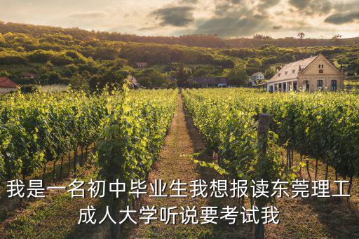 東莞理工成教，東莞理工成人教育學院在哪里上課的