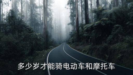電動車幾歲可以騎，多少歲可以騎電動摩托車啊我16歲可以騎嗎