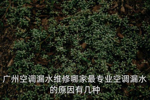 廣州空調漏水維修哪家最專業空調漏水的原因有幾種