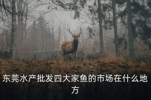 東莞水產(chǎn)批發(fā)四大家魚的市場(chǎng)在什么地方