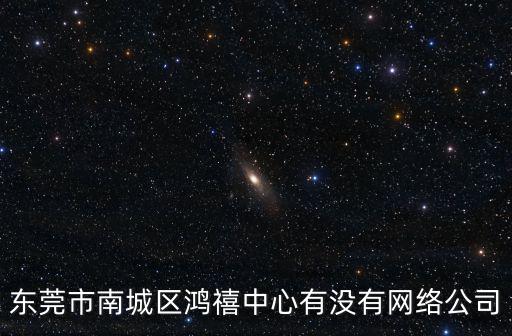 東莞市新銘信息科技有限公司，東莞市南城區鴻禧中心有沒有網絡公司