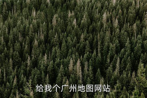 廣州電子地圖，給我個廣州地圖網站