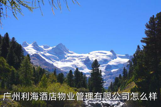 廣州利海酒店物業管理有限公司怎么樣