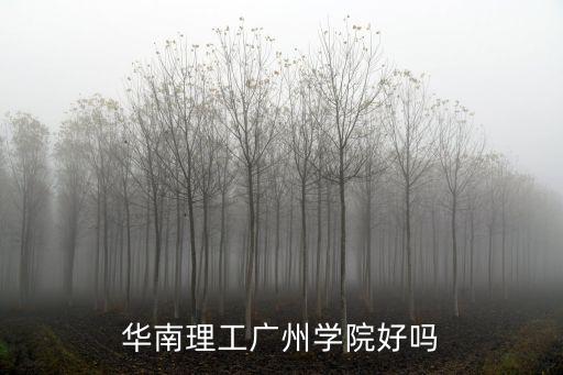 華南理工廣州學院好嗎