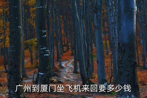廣州到廈門飛機票，廣州機場到廈門機場的飛機票價錢是多少
