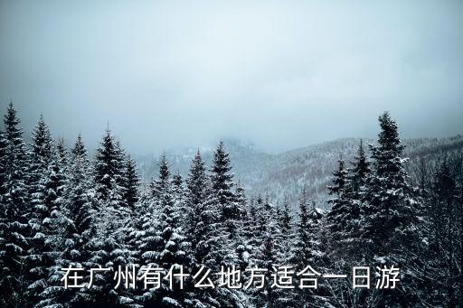 在廣州有什么地方適合一日游