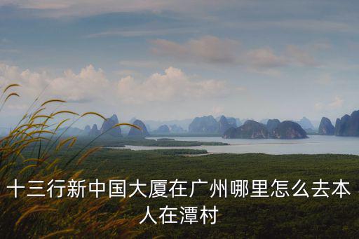 十三行新中國(guó)大廈在廣州哪里怎么去本人在潭村