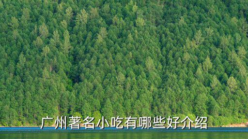 廣州美食攻略，準備明天去廣州 不知廣州有那些美食可以介紹咧