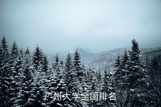 廣州大學排名，廣州大學排名多少