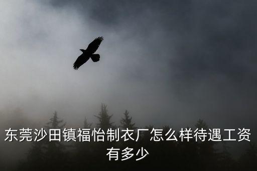 東莞沙田鎮(zhèn)福怡制衣廠怎么樣待遇工資有多少