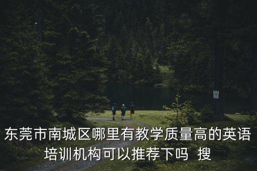 東莞南城教育，東莞南城教育機構是能人的嗎