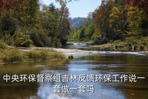 中央環保督察組吉林反饋環保工作說一套做一套嗎